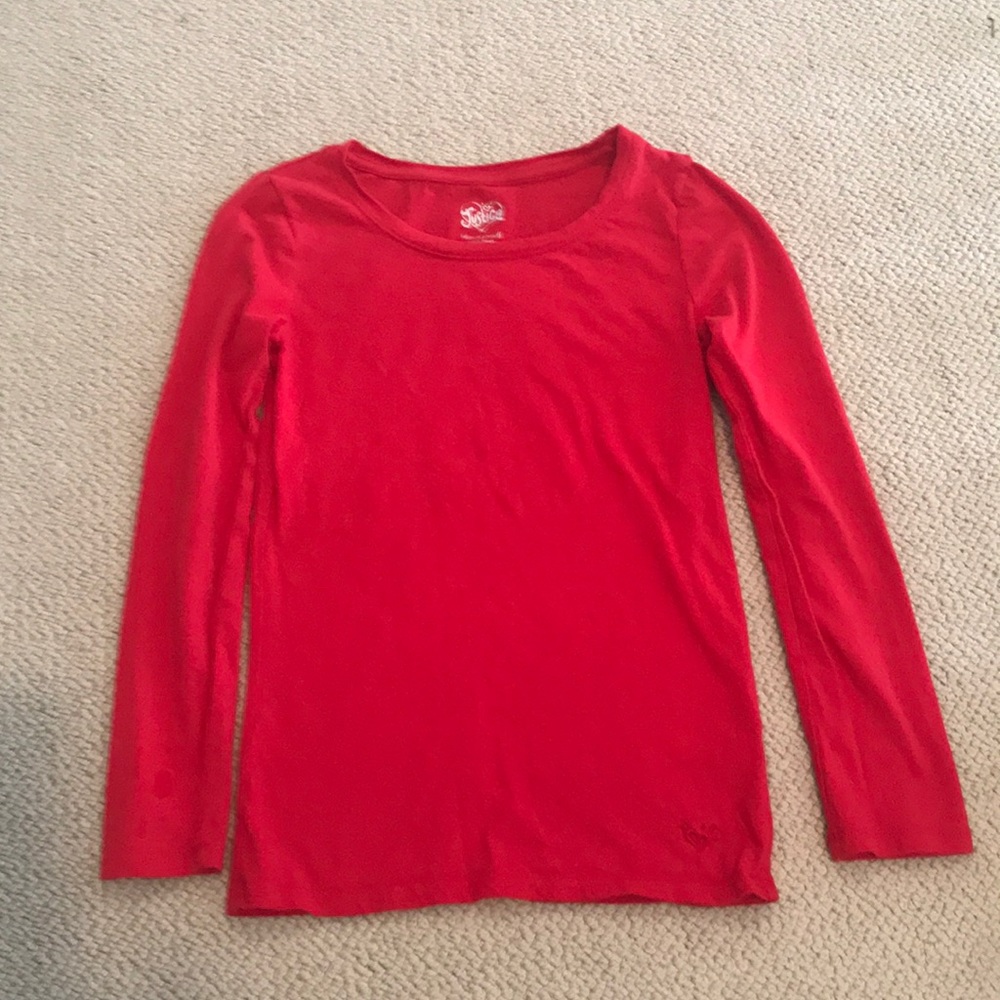 Justice red long sleeve T-shirt